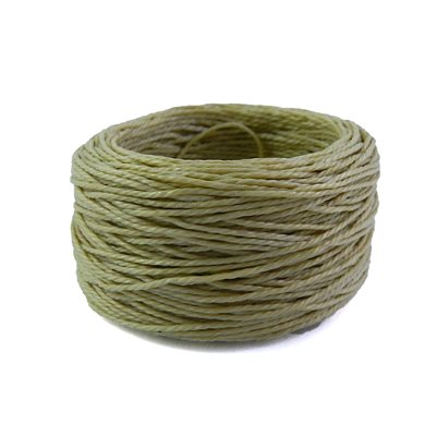 Waxed polyester thread for Speedy natural color (fine) (30 yards)