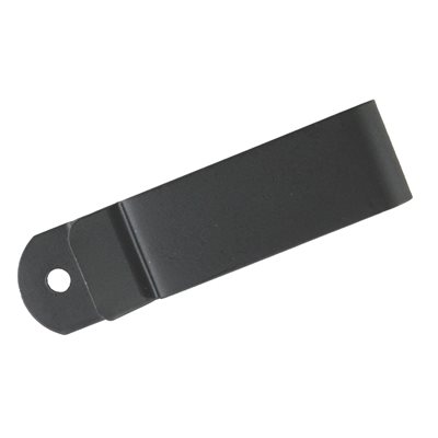 3-1 / 4" X 7 / 8" metal clip for belts (2") black (Min. 12)