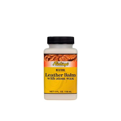 Leather balm with atom wax neutre