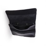 Belt wallet, black leather