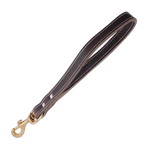 Handle of controle dble leather 3 / 4" X 12" with brass hook