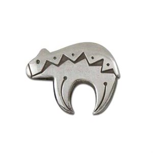 Conchos animaux ours 29mmx22mm