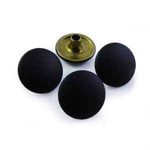 Series 95 snap fasteners (RF) : Cap reg. post black matte