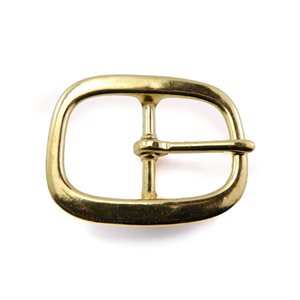 1-1 / 2" halter central bar buckle brass