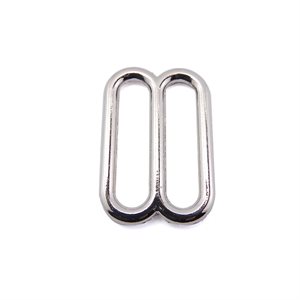1" double round shaped loops nickel (Min. 12)