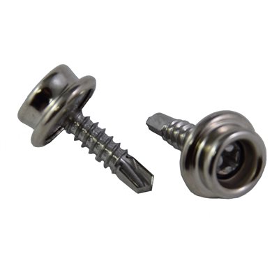 Nickel plated brass head, stainless steel screw H5 / 8" (Min. 12)
