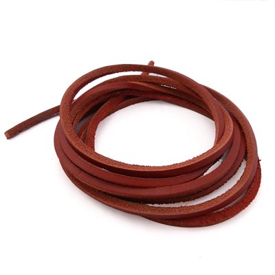 Leather lace 3 / 16" (4.8 mm) - by unit