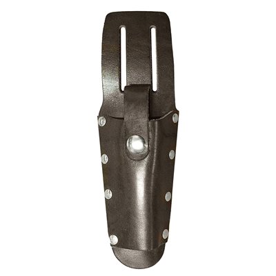 Plier holster, safety strap, full grain leather, 