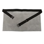 Protective apron in split suede