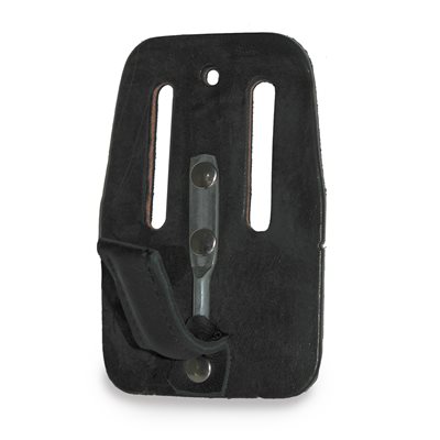 Practical drill holster for maple producers, black leather