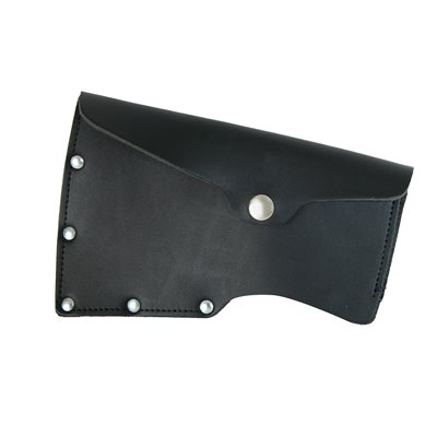 Large axe case, black leather