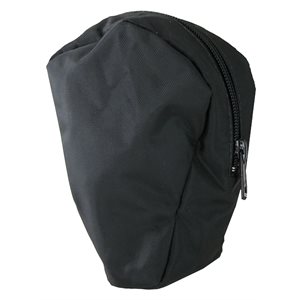 Gas mask bag in pear shaped, nylon 