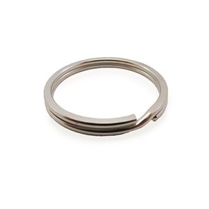 35 mm ext. deluxe flat split key ring nickel (100)