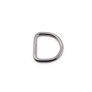 5 / 8" welded D-rings (2.5 mm - 12 gg) nickel (Min. 12)