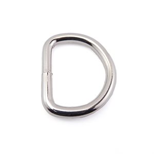 1-1 / 8" welded D-rings (5.14 mm - 6 gg) nickel (Min. 12)