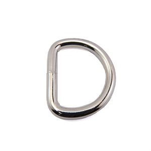 1-1 / 4" welded D-rings (2.31 mm - 13 gg) nickel (Min. 12)