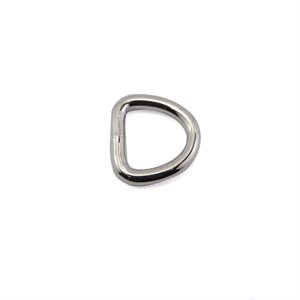 1 / 2" welded D-rings (3.5 mm - 10 gg) nickel (Min. 12)