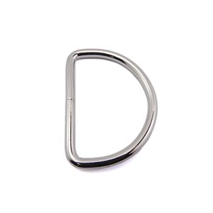 2" welded D-rings (4.52 mm - 7 gg) nickel (Min. 12)