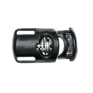 Nylon barrel cord lock black (Min. 12)