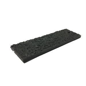 Kenebec rubber 2.5 mm 13-3 / 4" X 15-3 / 4" black (un)