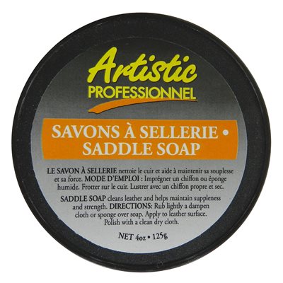 Artistic natural Saddle soap (4 oz - 125 mL)