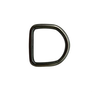 1-1 / 2" non-welded D-ring (5.4 mm - 5 gg) nickel (Min. 12)