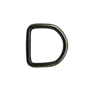 1-1 / 2" cast D-rings (5.4 mm - 5 gg) antique nickel (Min. 12)
