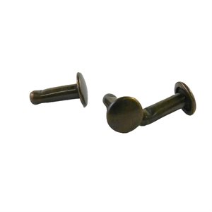 Post Rivet with Cap #33 - Height 10mm - Antique Gold --add CAP Rivet T33,T34 or T36 to have both parts (choose your quantity).