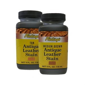 Fiebing's antique finish stain + color (4 oz.)