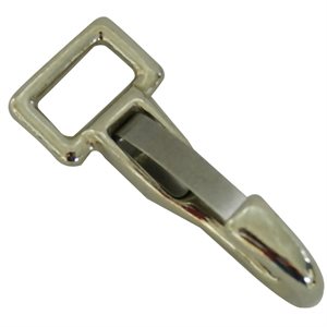 3 / 4" stamped steel halter snap brass (Min. 6)